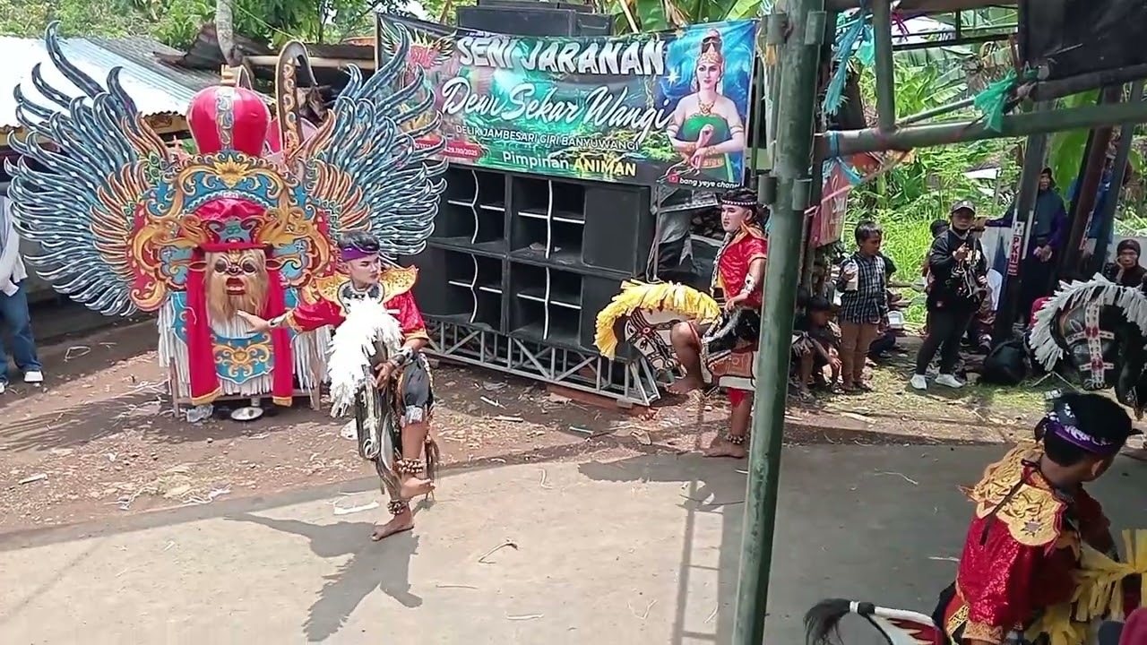 atraksi wayang papat dewi sekar wangi 