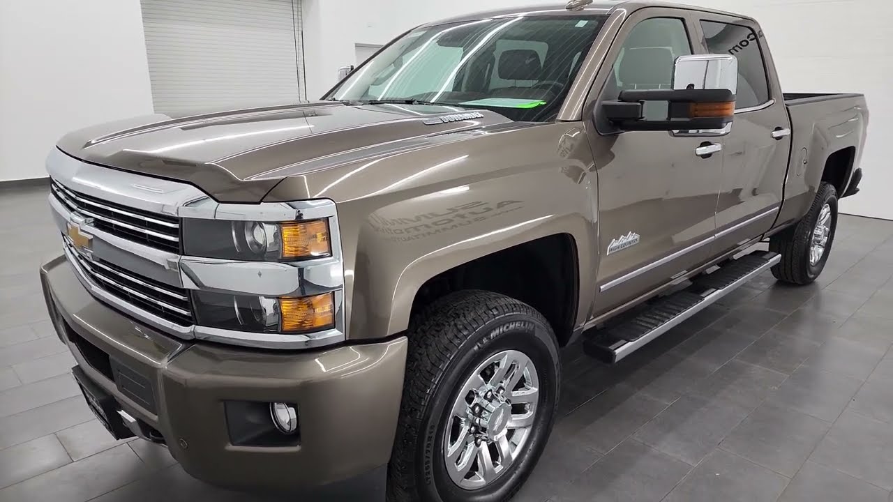 2015 CHEVROLET SILVERADO 3500 HIGH COUNTRY DURAMAX DIESEL BROWNSTONE 4K WALKAROUND 13433Z SOLD!