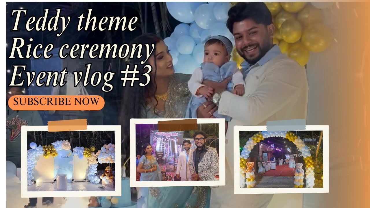 Teddy Theme Rice Ceremony Decor YouTuber Manish Rk Saha #eventplanner #riceceremony #decoration 