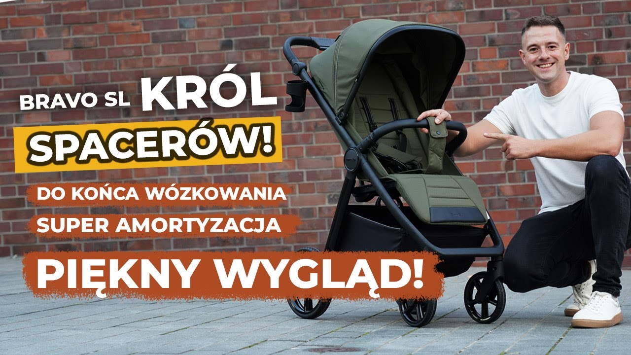 Wózek spacerowy Carrello Bravo SL - HIPER WYGODNA spacerówka do końca wózkowania! - jaskosklep.pl