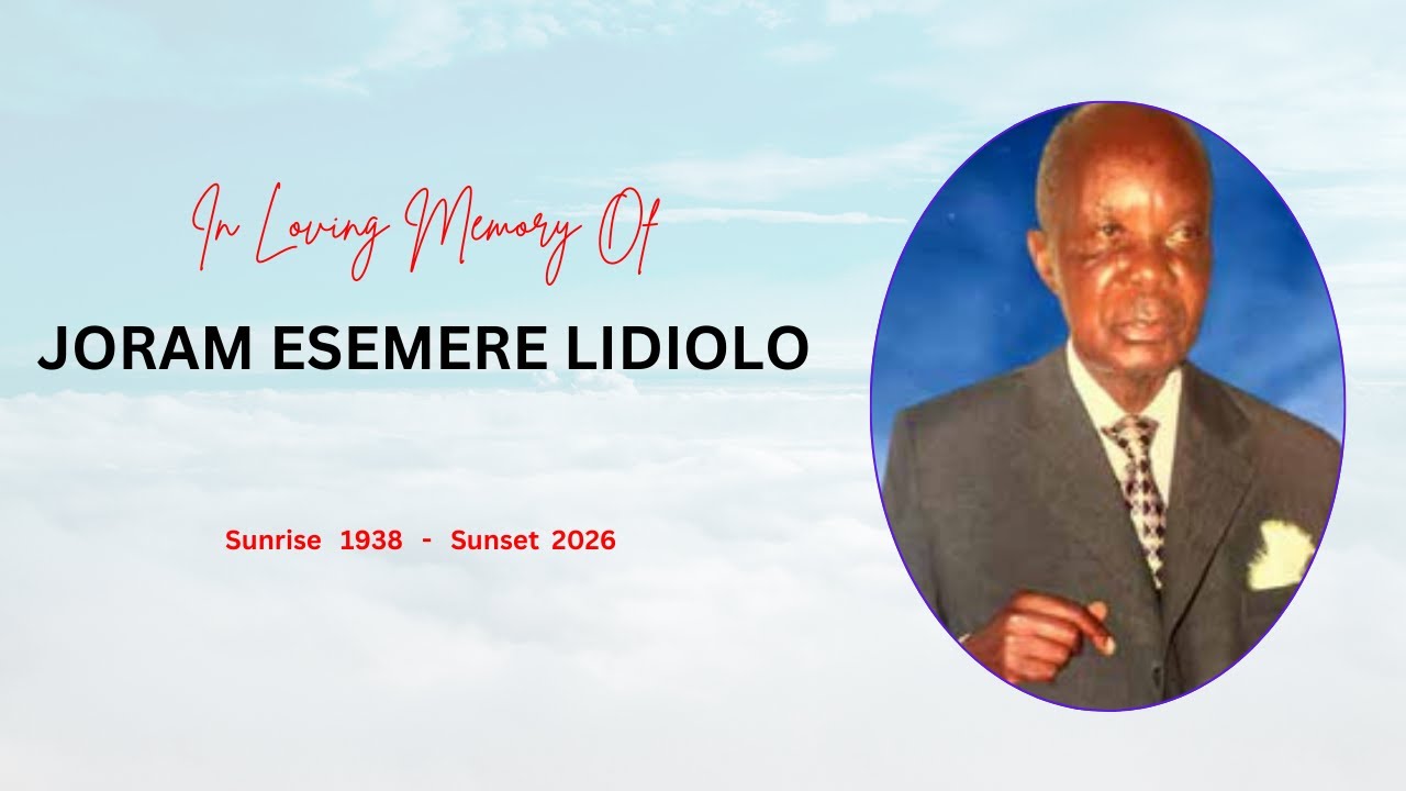 In Loving Memory Joram Esemere Lidiolo