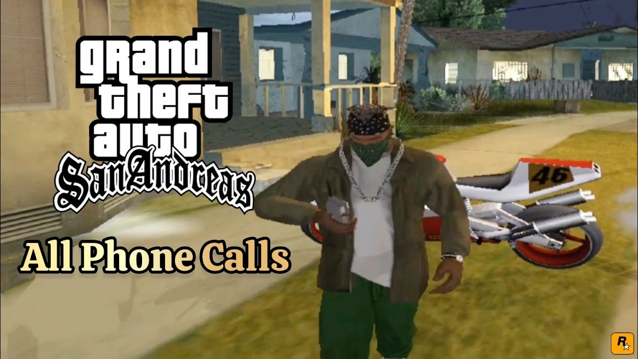 GTA San Andreas Все телефонные звонки