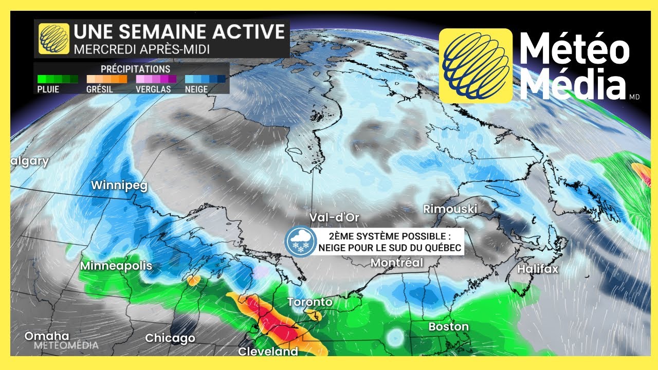 Météo de la semaine : Une semaine agitée avec l'arrivée de trois systèmes