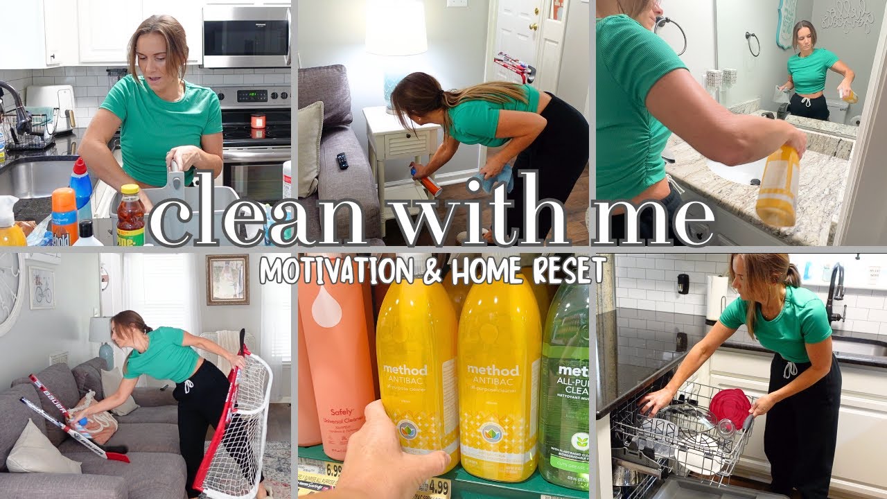 ✨ CLEAN WITH ME | ORGANIZE MY CLEANING CADDY | MOTIVATION & HOME RESET | Home With Tracy