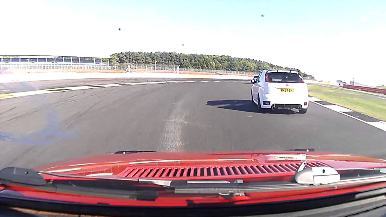Ford Fair on board OKC rwd mk4 escort track session