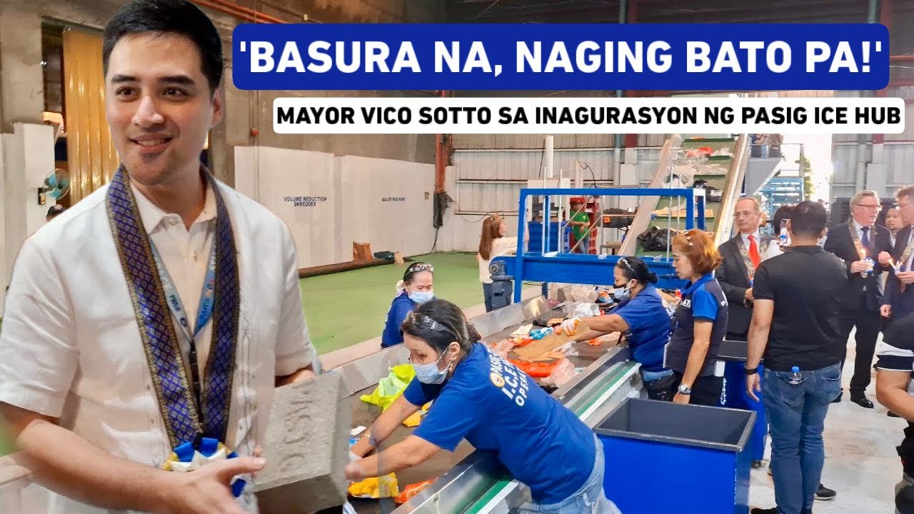 MAYOR VICO SOTTO SA INAGURASYON NG PASIG CITY ICE HUB! 