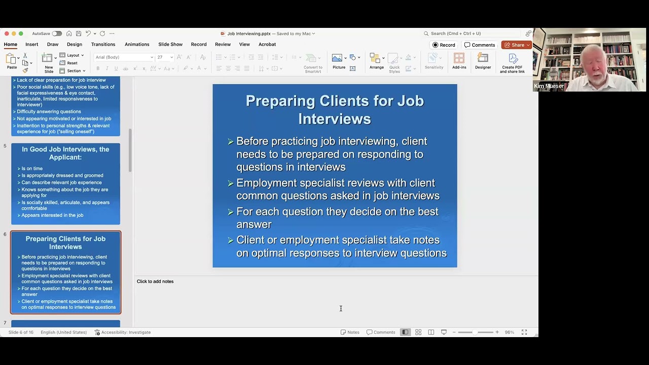 AMA: Making the Interview Matter – Practical Strategies for Employment Specialists, w/ Kim Mueser