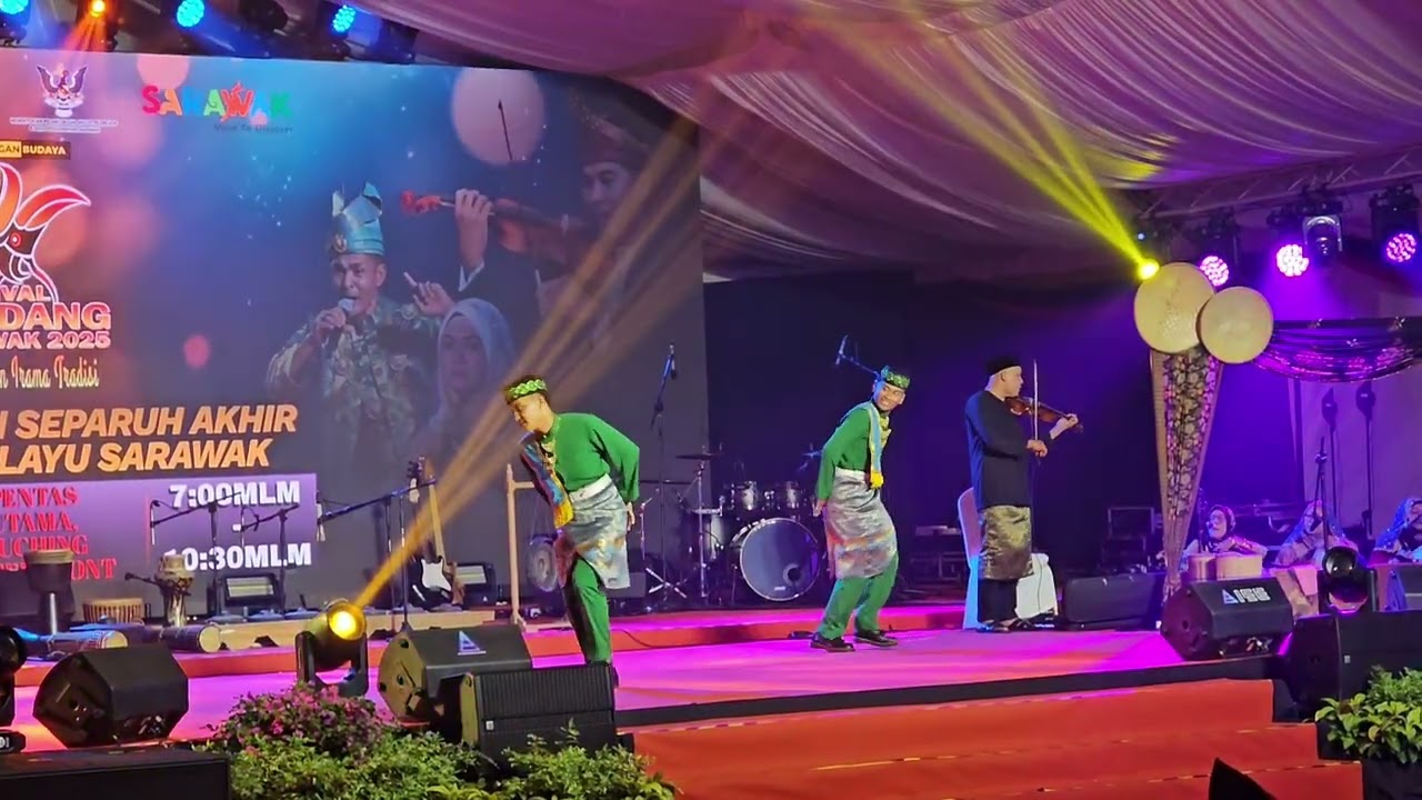 Saksikan kehebatan Battle Tandak Lelaki Dewasa yang memukau di Festival Gendang Sarawak 2025 Final