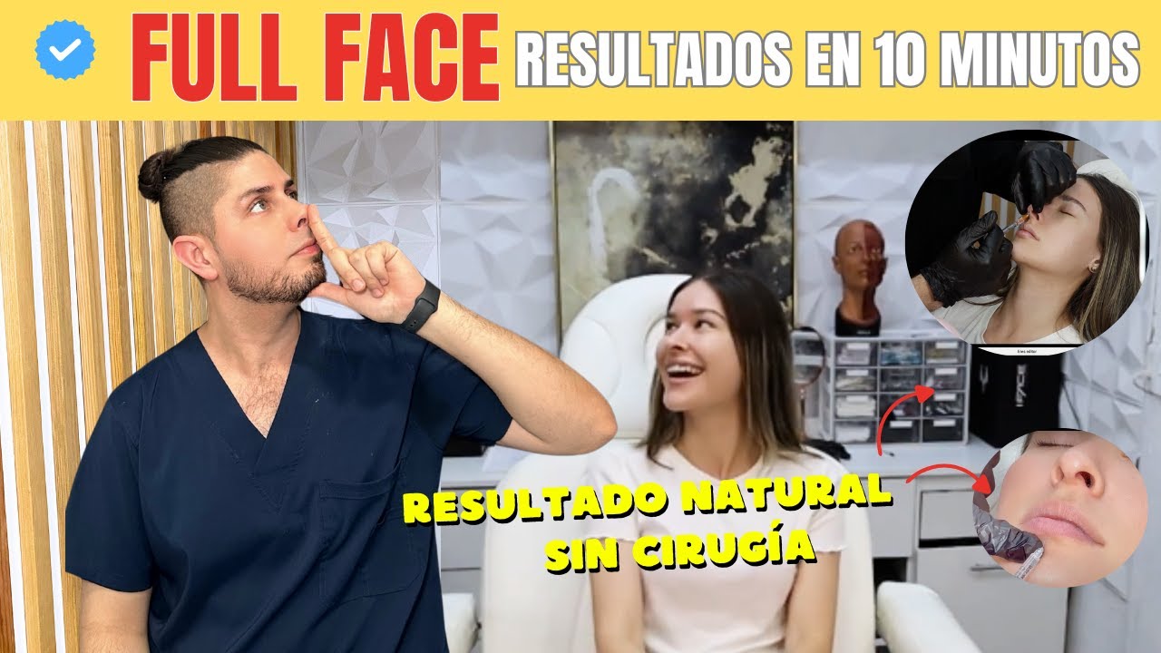 Perfecciona tu rostro sin cirugía: FULL FACE con Ácido Hialurónico +25 Años🤩 - DOCTOR LEMUS