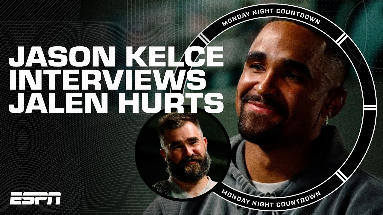 Jason Kelce Interviews Jalen Hurts: Reflecting on 2023 Eagles + building for 2024 | NFL on ESPN