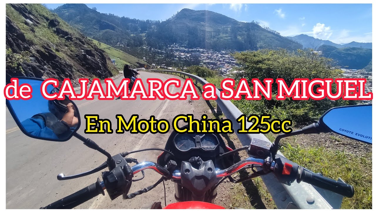🔥De Cajamarca a SAN MIGUEL DE PALLAQUES porcon en moto ITALIKA 125z 🤔🛵