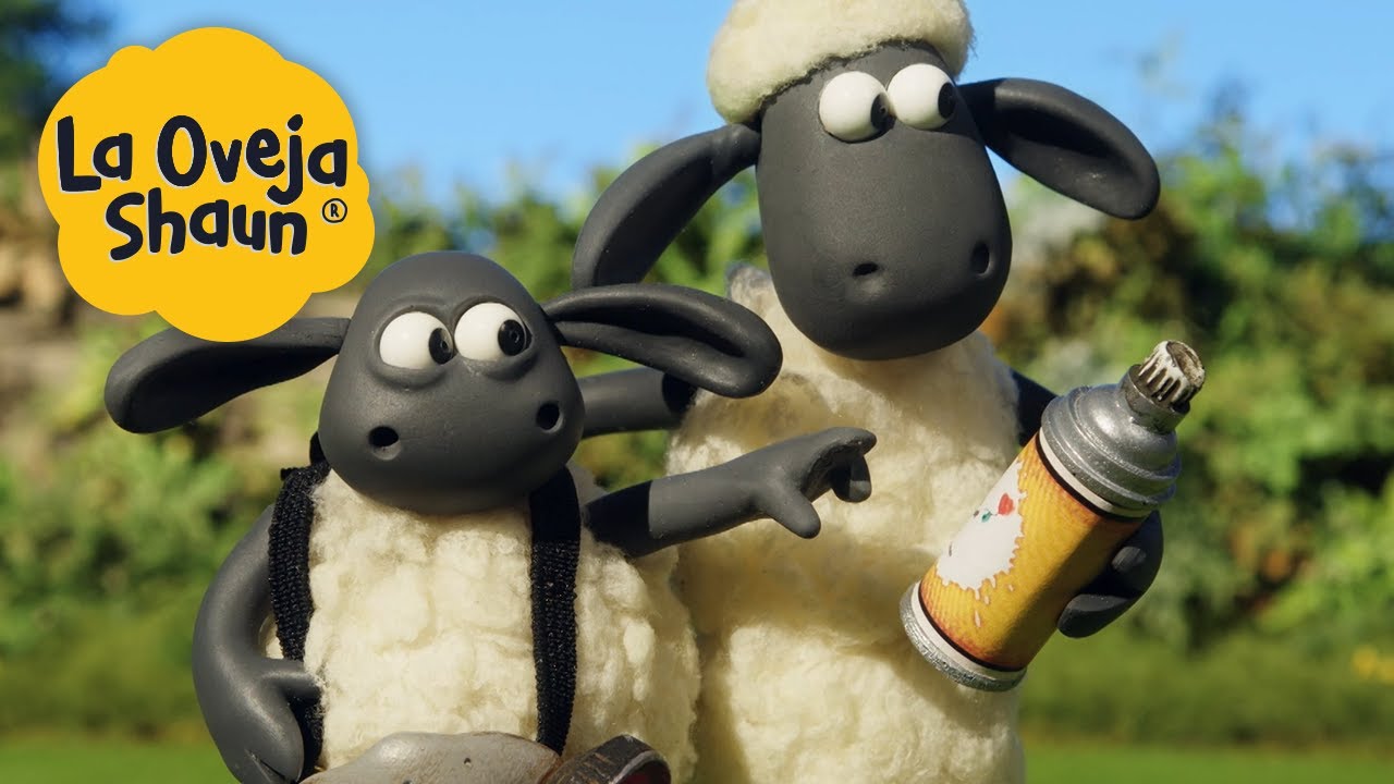 Pintura de ovejas🐑 La Oveja Shaun 🐑 Dibujos animados para niños