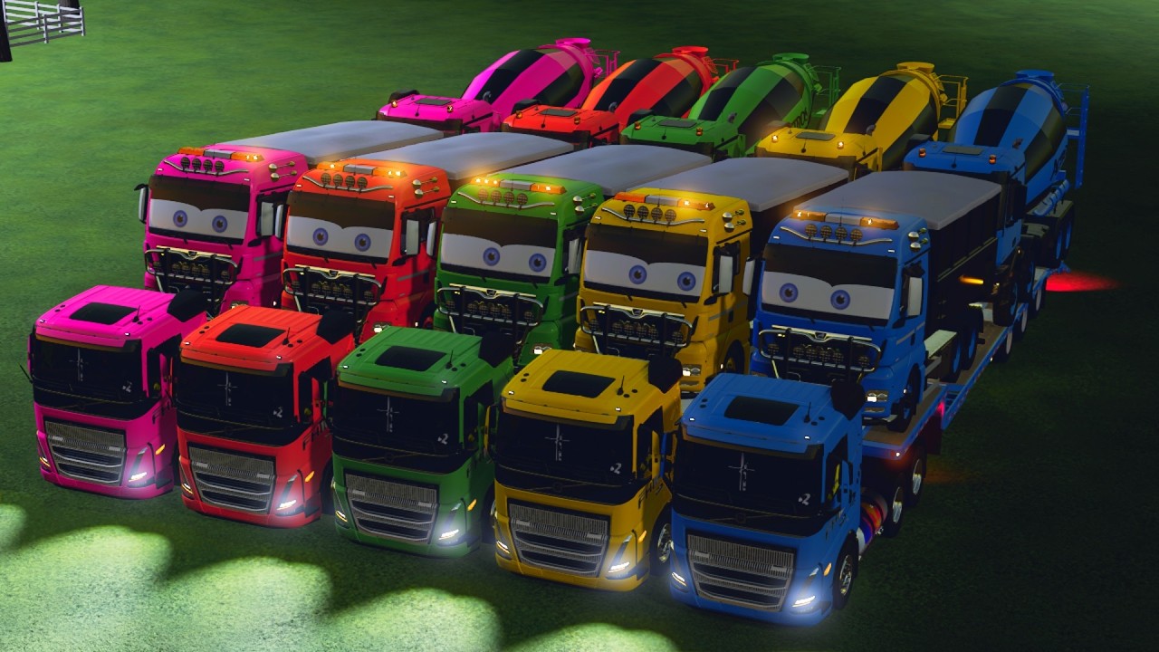 Transporting American Giant Trucks on a Crazy Mission! Farming Simulator 22 #80
