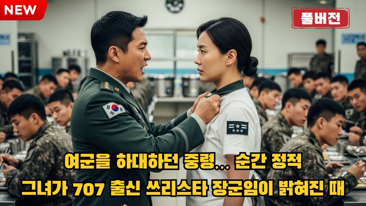 [실화] 군대 식당에서 여군을 하대하던 중령… 그녀가 707 출신 쓰리스타 장군임이 밝혀진 순간[오디오북] [반전사연] [감동사연]