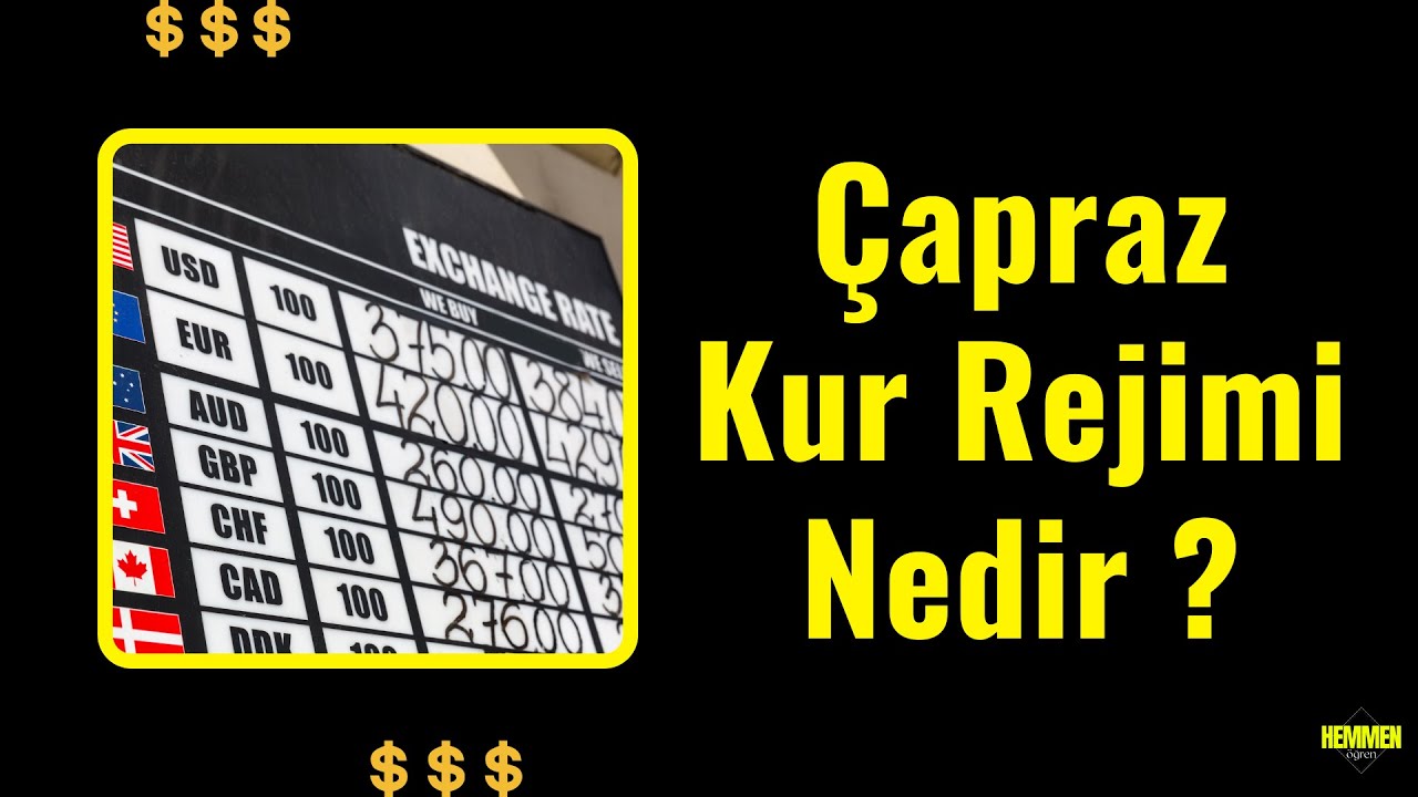 &Ccedil;apraz Kur Rejimi Nedir? #ekonomi