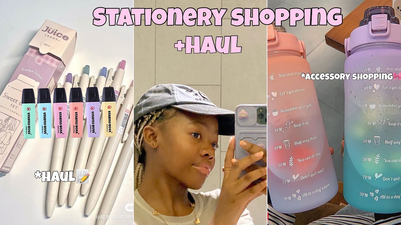 The Ultimate Stationery shopping+Haul:
South African YouTuber