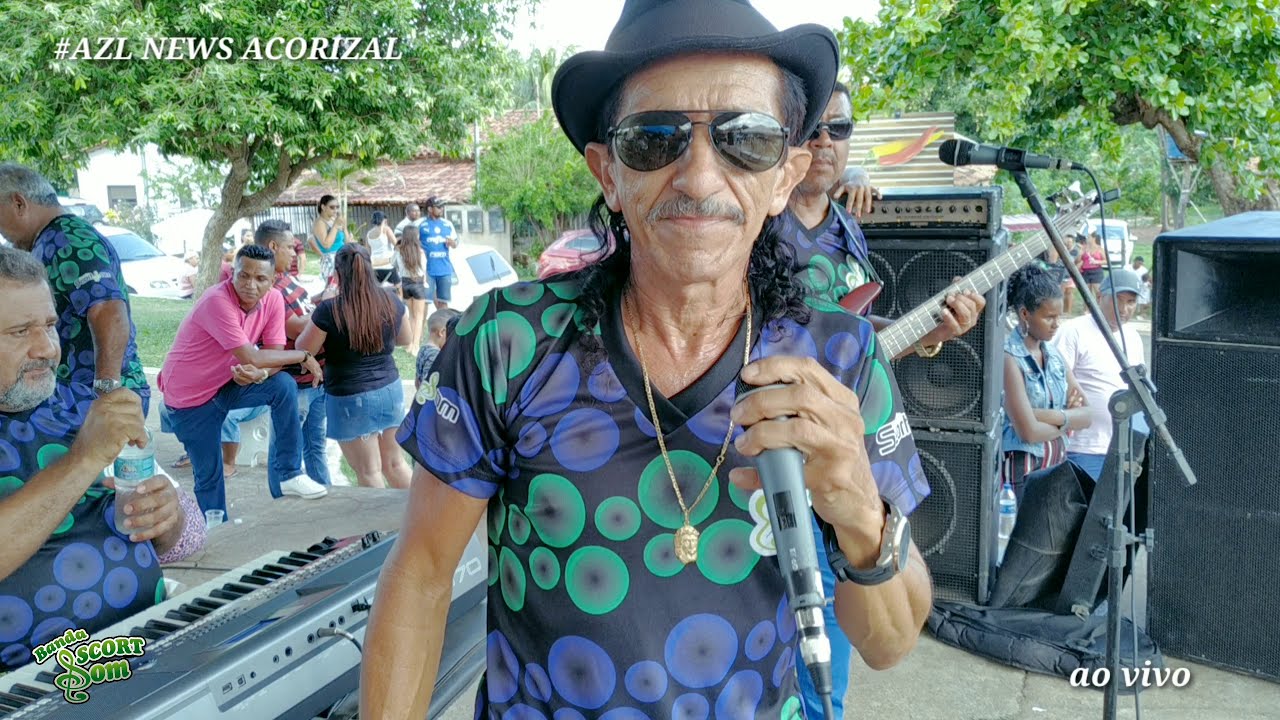 Banda scort som no matinê da festa são Benedito em ACORIZAL MT
