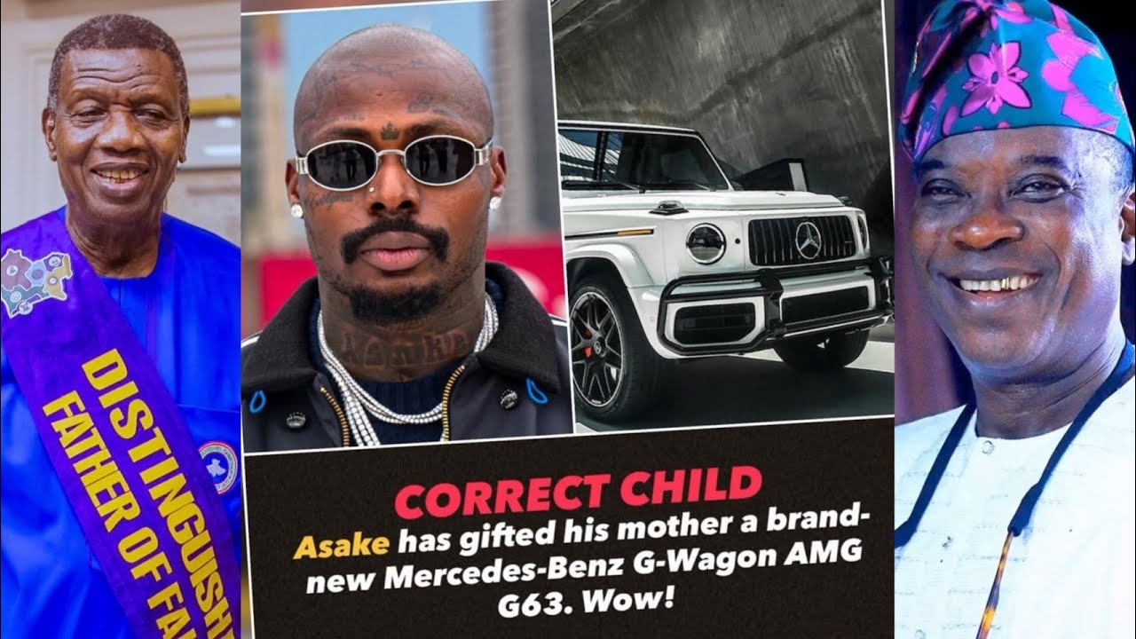 ASAKE GIFT MUM G-WAGON G63| WASIU AYINDE DAUGHTER DANI MARSHALL SURPRISE HIM ON HIS 69TH BIRTHDAY 