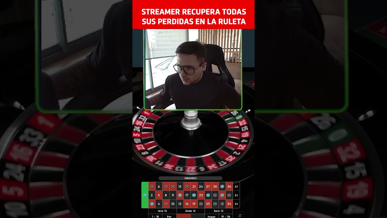 Recupera todo su dinero en el &uacute;ltimo tiro de la ruleta #casino #ruleta #stream