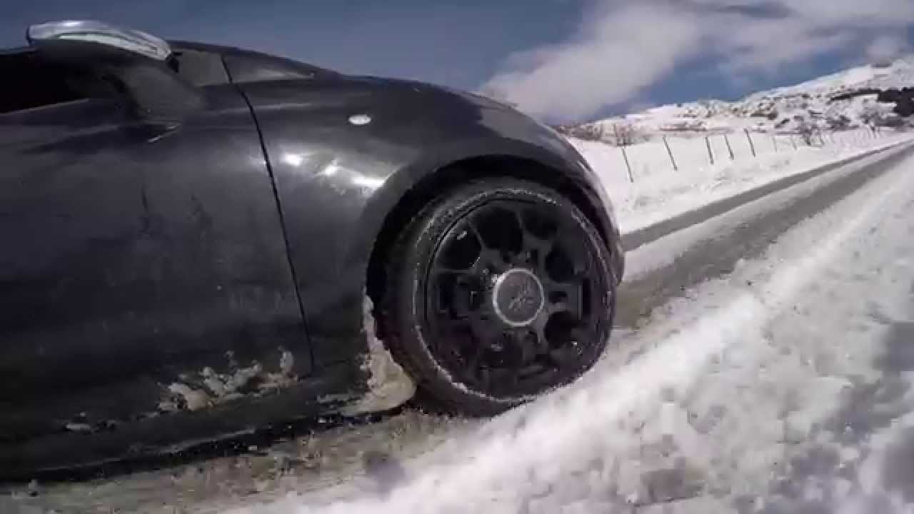 Fiat 500 in Snow - GoPro Hero 4 HD]
