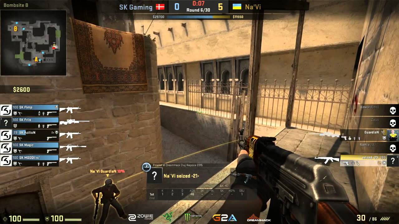Natus Vincere vs. SK [Map 1 BO1] DreamHack ZOWIE Open Leipzig 2016