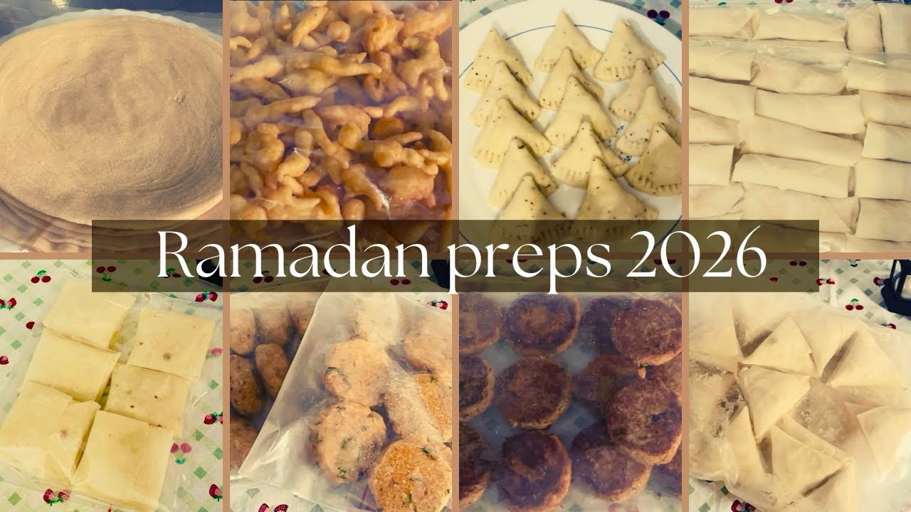 Make & Freeze Ramadan preparation tips 2026 / easy  time saving ideas for ramadan