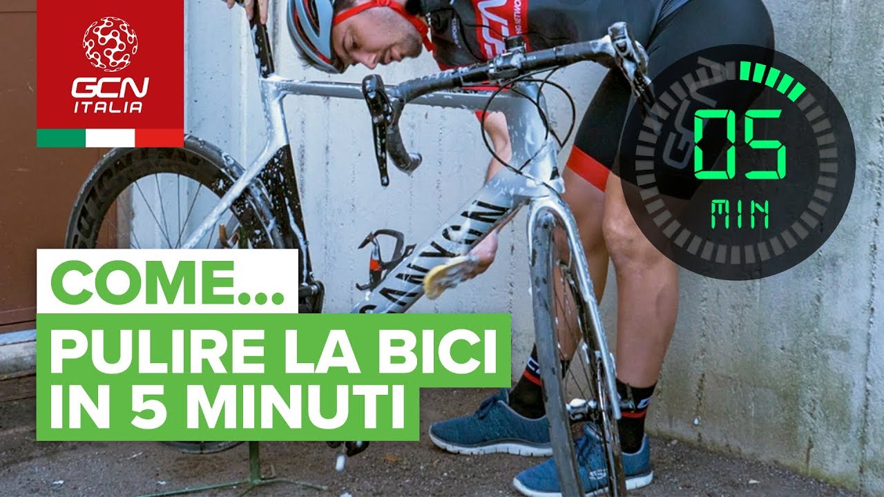 Come pulire la bici in 5 minuti | Manutenzione base per bici da strada