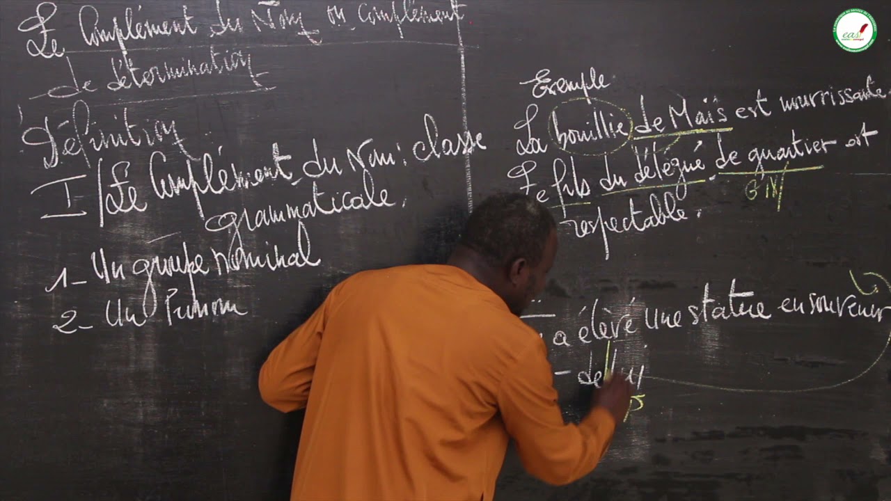 Cours - Sixième - Français : Complément du nom ou complément de détermination / Suite 1 / M. NGOM