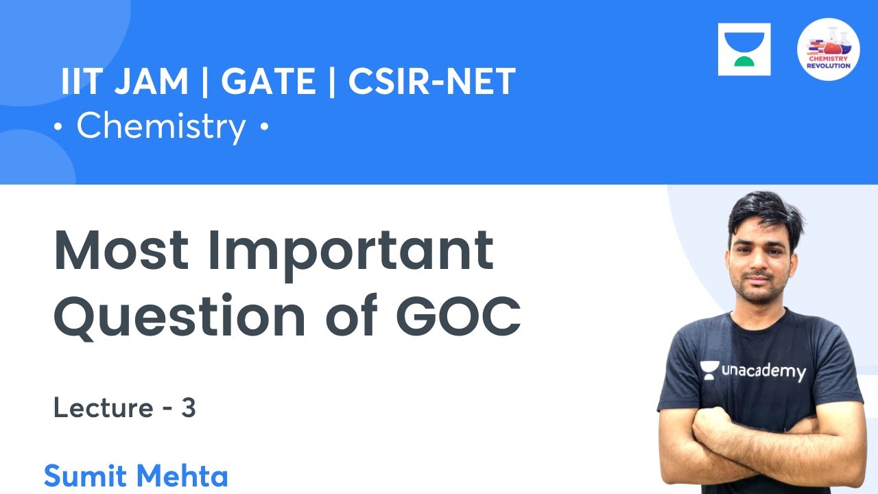 Most Important Question of GOC | L-3 | Revolution Chemistry | Sumit Mehta