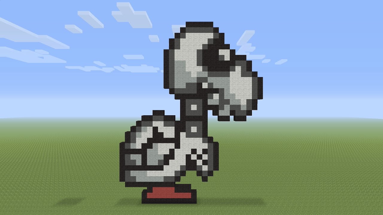 Minecraft Pixel Art - Dry Bones