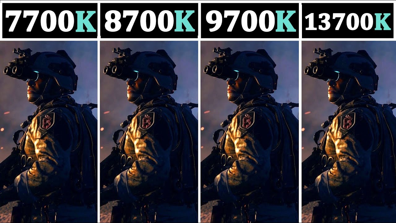 RTX 4080 | Intel I7 7700K vs 8700K vs 9700K vs 13700K | 15 Games Tested |