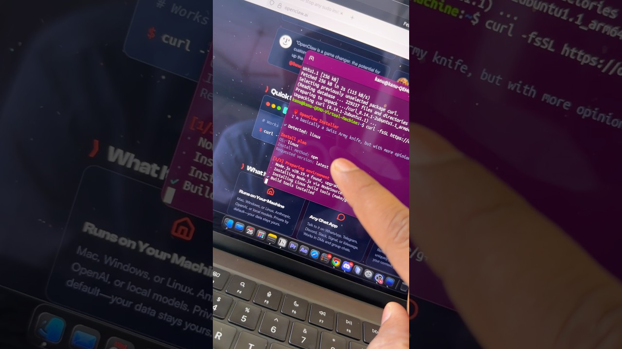 Installing openClaw on my Macbook