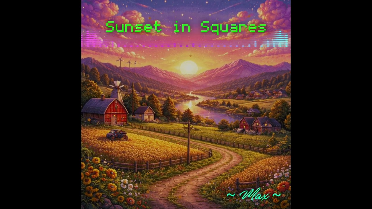 [ Chip tune | 8-bit Music ] 🎶 Sunset in Squares 🎶 | @maximusmelmasaya 