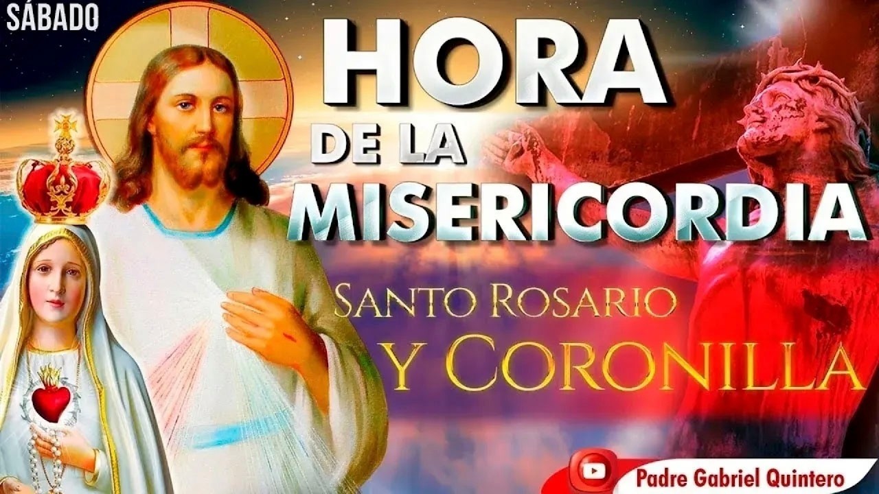 🕒 Coronilla de la Divina Misericordia de hoy S&aacute;bado 21 de Marzo | Hora de la Misericordia P. Gabriel