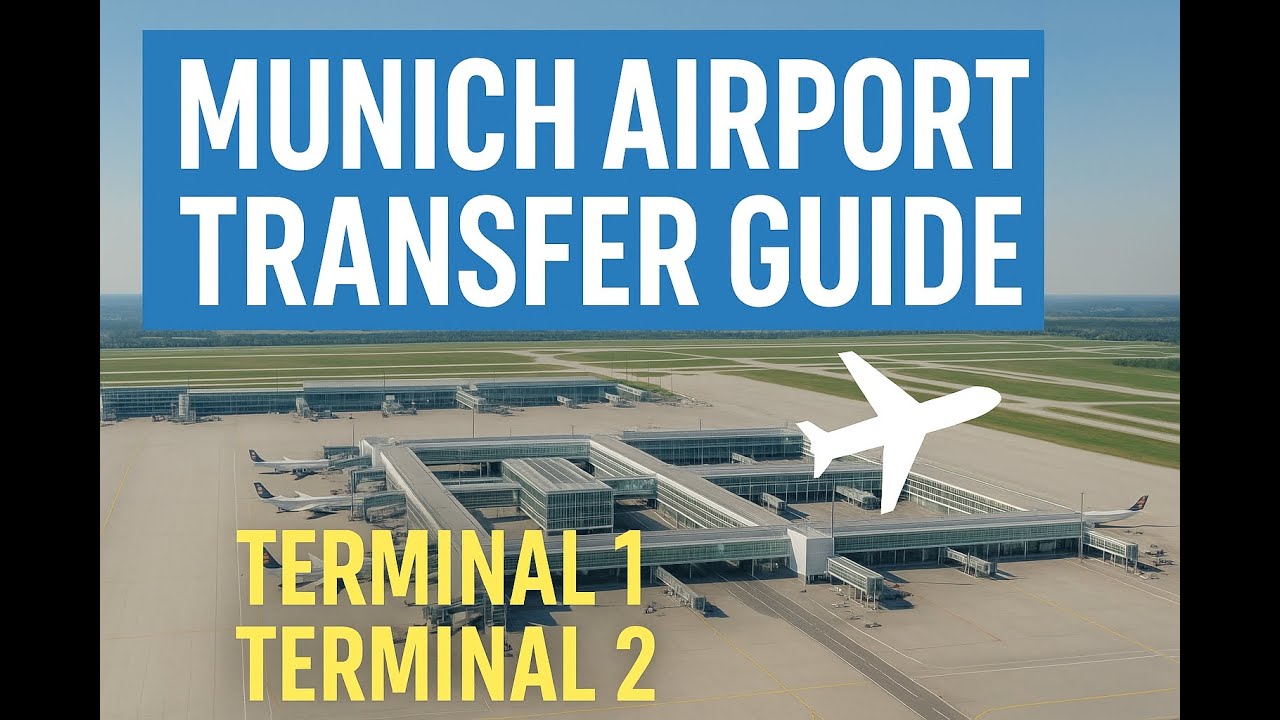 How to Transfer Between Terminal 1 and Terminal 2 at Munich Airport (Im your Guide)