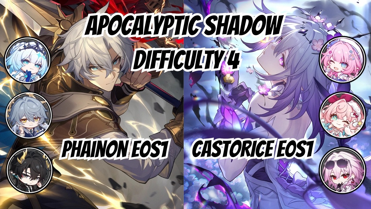 Phainon E0S1 & Castorice E0S1 | Apocalyptic Shadow Difficulty 4 | Honkai: Star Rail 3.8