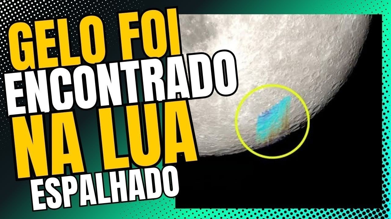LUA CONGELADA!? Gelo na Lua S&atilde;o Maiores do Que Imagin&aacute;vamos! NASA Revela