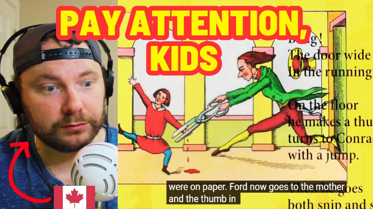 Canadian Reacts to Der Struwwelpeter ~ The Story of The Thumb Sucker