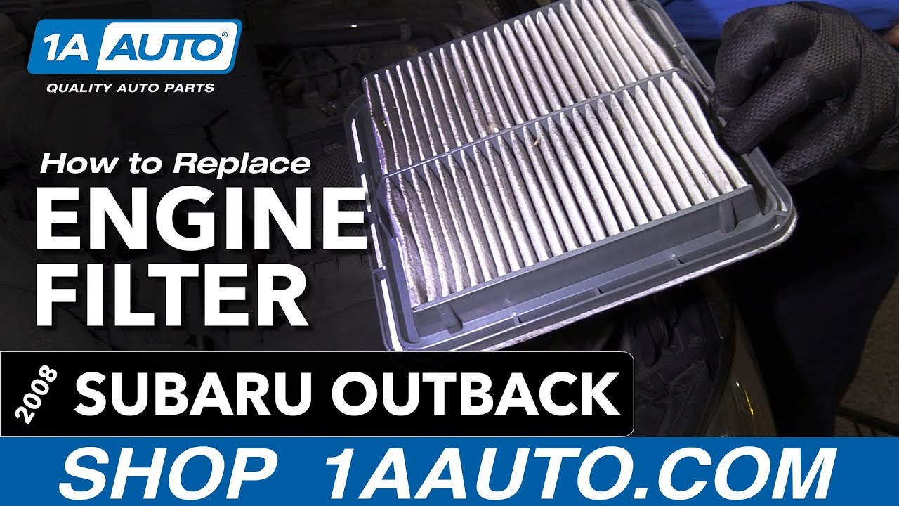 How to Replace Engine Filter 04-09 Subaru Outback