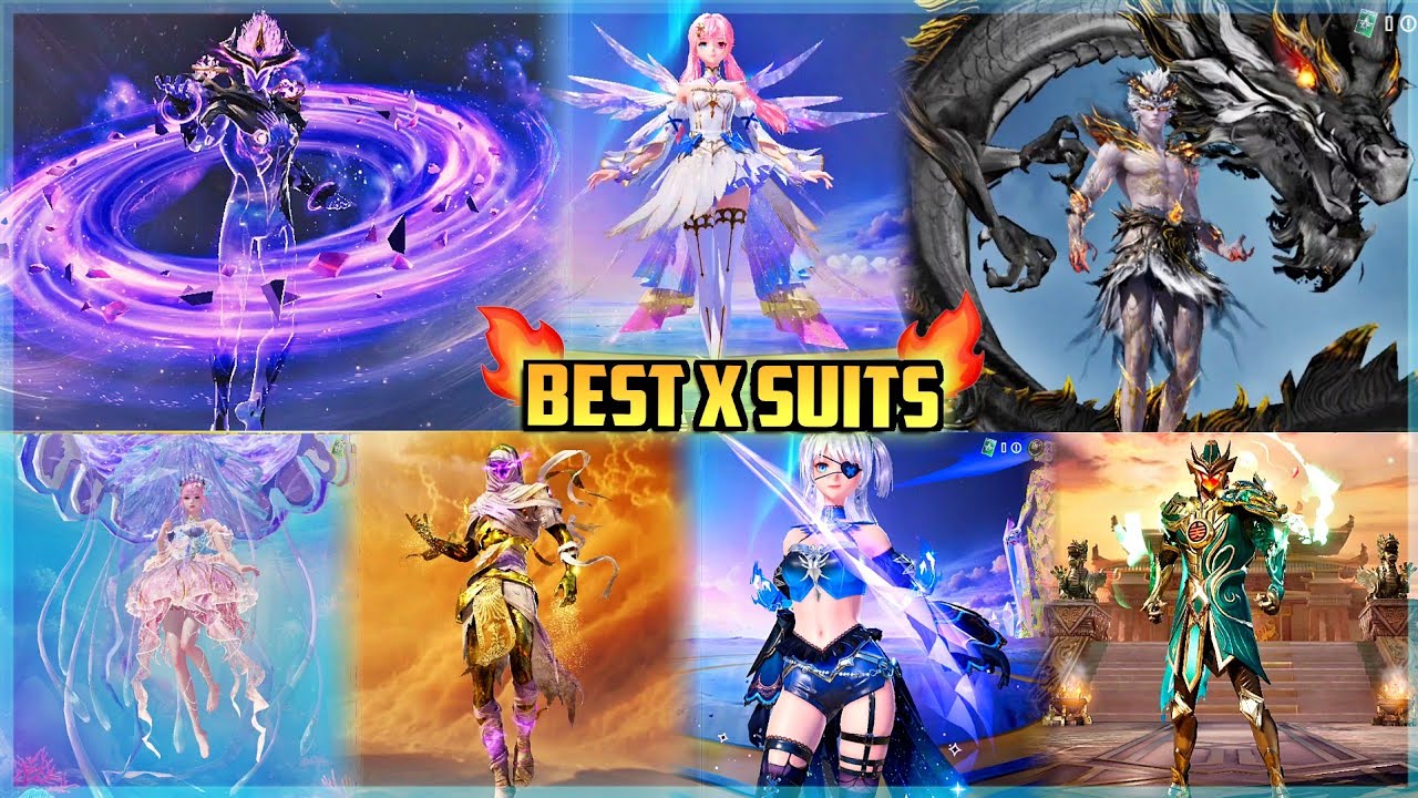 Game For Peace All New X Suits Gameplay | Best x Suit in Pubg Chinese Version | Best Skins in GFP !