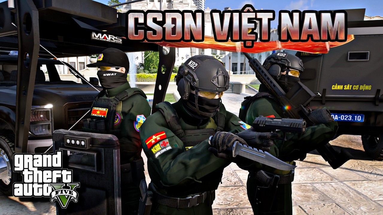 GTA V # M&agrave;n Tr&igrave;nh Diễn Tấn C&ocirc;ng Giải Cứu Con Tin Của Cảnh S&aacute;t Đặc Nhiệm | Ngọc L&acirc;m Gaming
