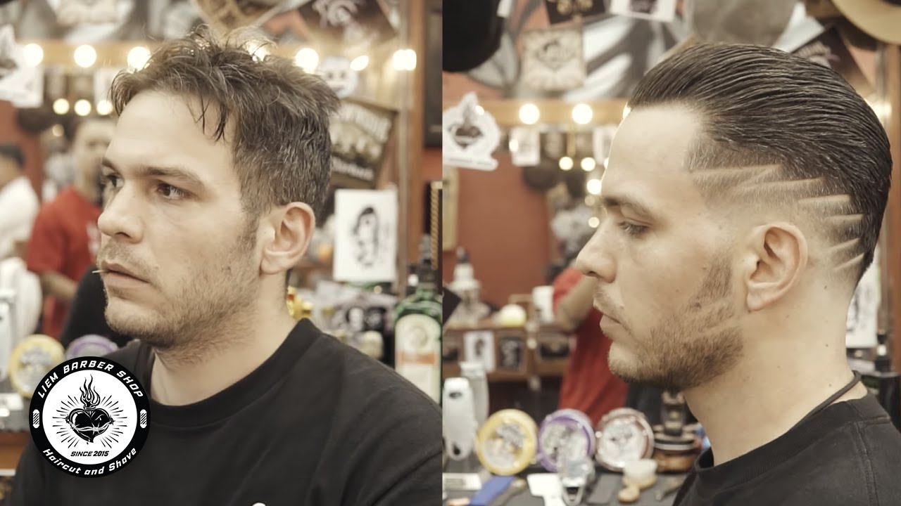 [Liem Barber Shop's collection] Slickback with Mid Fade