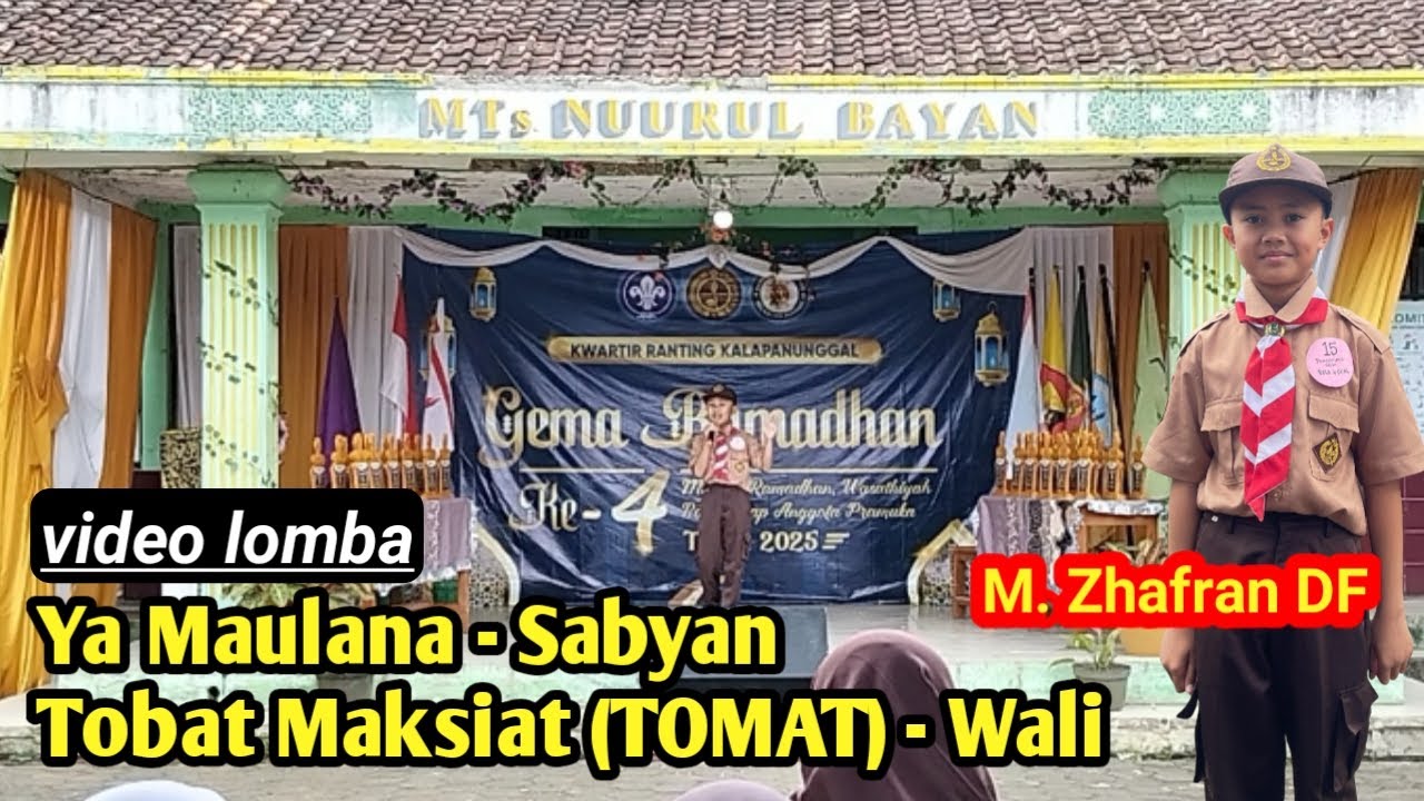 Lomba Solo Vokal Tingkat Penggalang SD/MI - GEMA RAMADHAN (DKR Kalapanunggal)