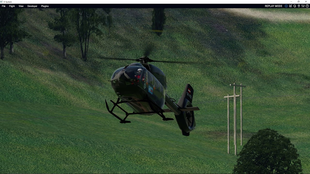 Xplane-11 HeliAustria H145 landing at HeliAustria Base in St.Johann