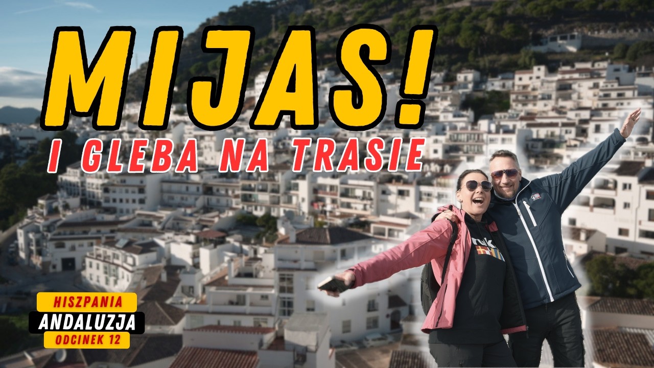 Zaliczyliśmy GLEBĘ! Czy warto zwiedzić miasteczko MIJAS? - Grudzień w Hiszpanii na motocyklu 🇪🇸 #12