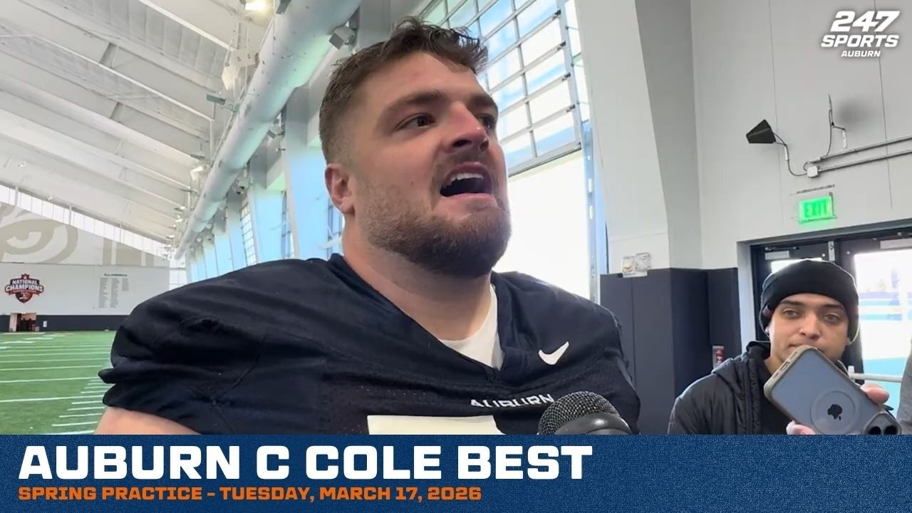 Auburn C Cole Best - 2026 Spring Practice, Day 1