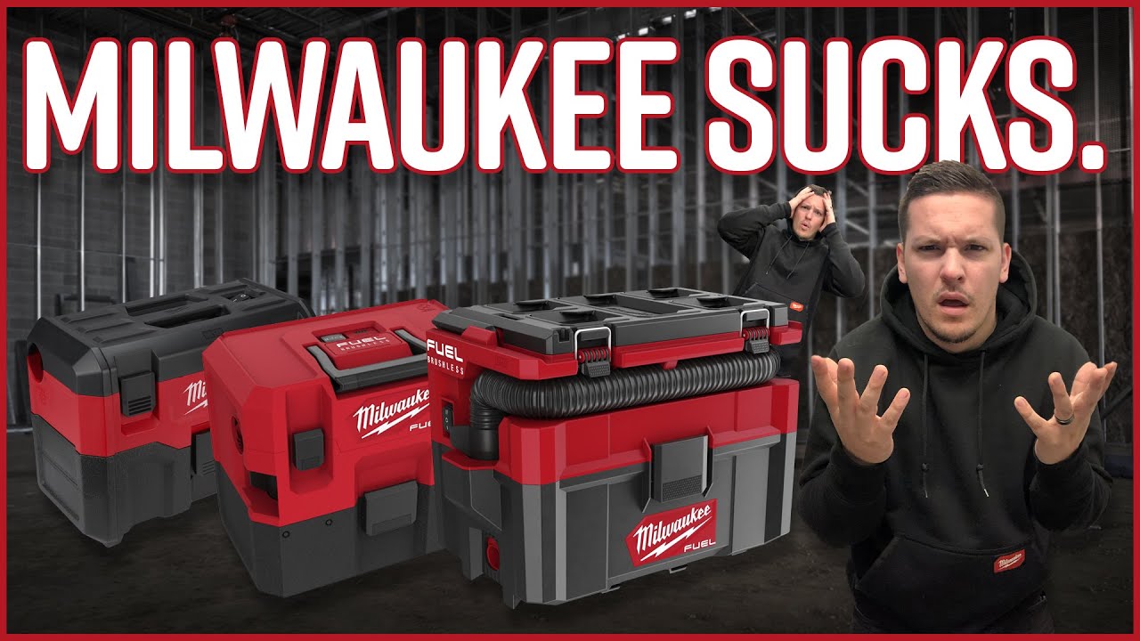 Пылесосы Milwaukee для влажной и сухой уборки M18 FUEL PACKOUT, M18 Traditional или M12