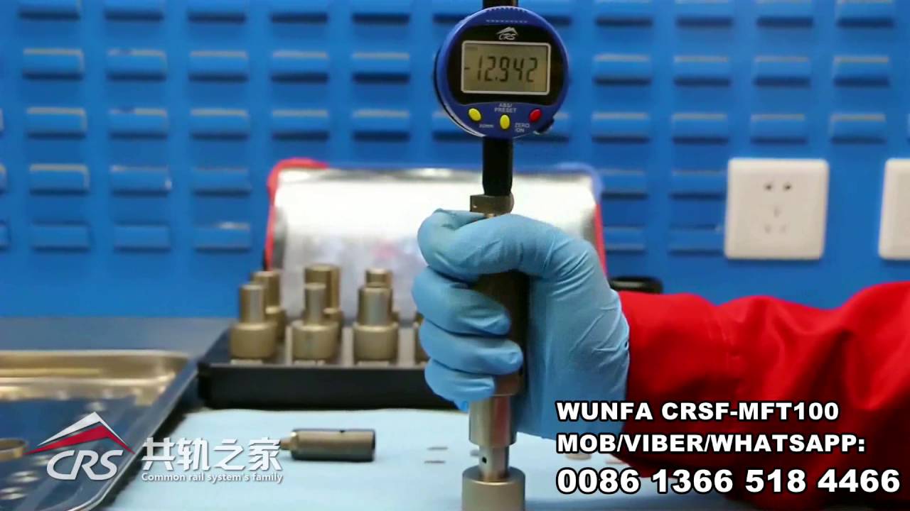 WUNFA Repair Master  MFT100 for CAT320D CR200 Common Rail Injector