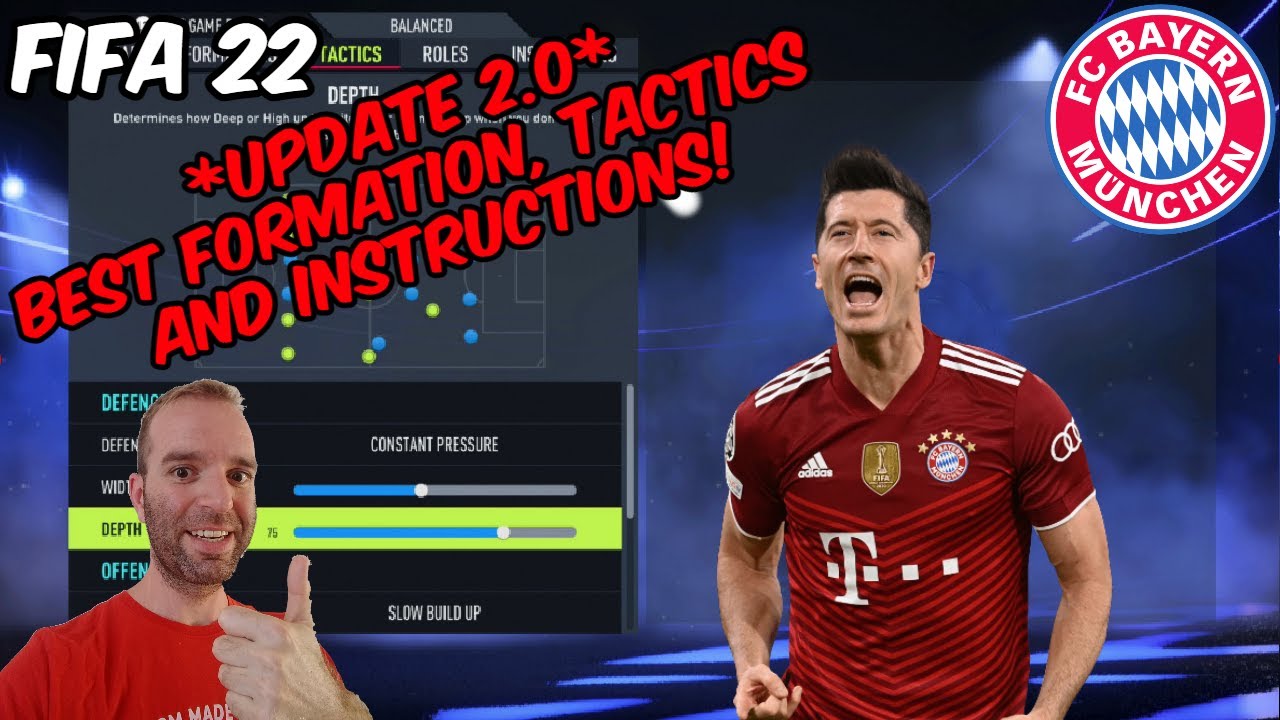 *UPDATE 2.0* FIFA 22 - BEST BAYERN MUNICH Formation, Tactics and Instructions