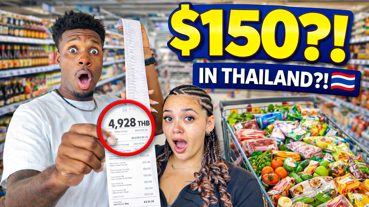 Покупка продуктов в Таиланде без бюджета *Мы потратили столько-то...*